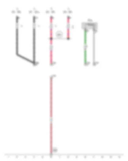 Wiring Diagram  AUDI Q5 2011 - Microphone unit in front roof module