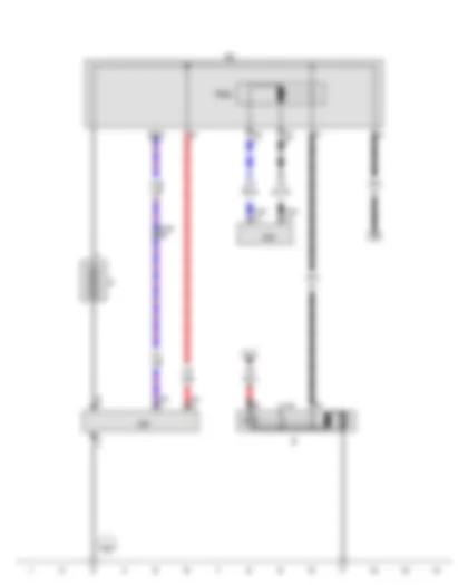 Wiring Diagram  AUDI Q5 2012 - Battery - Starter - Battery isolation igniter - Fuse holder A