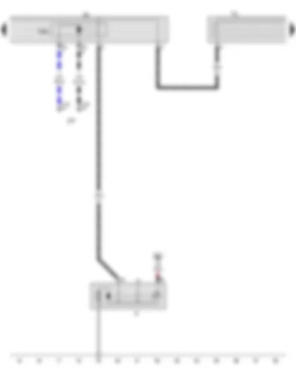 Wiring Diagram  AUDI Q5 2012 - Starter - Battery isolation igniter - Wiring junction