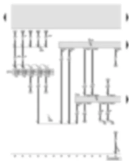 Wiring Diagram  AUDI Q7 2008 - Entry and start authorisation control unit - entry and start authorisation switch - fuses