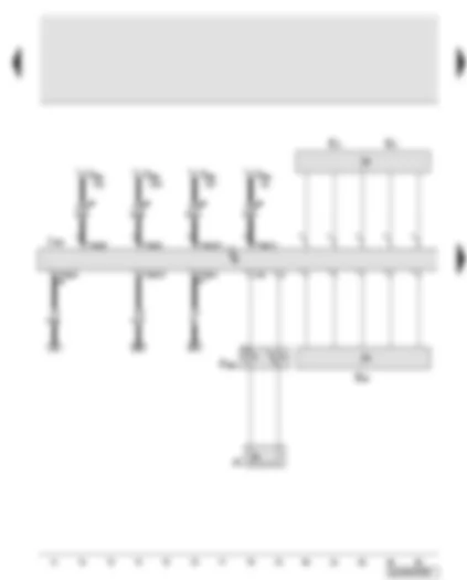 Wiring Diagram  AUDI Q7 2008 - Steering column electronics control unit - turn signal switch headlight flasher switch - intermittent wiper switch - horn plate