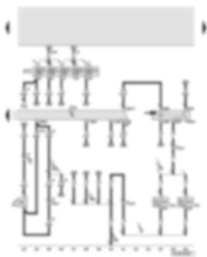 Wiring Diagram  AUDI Q7 2008 - Onboard supply control unit - dual tone horn relay - reversing light switch - treble tone horn - bass tone horn - fuses