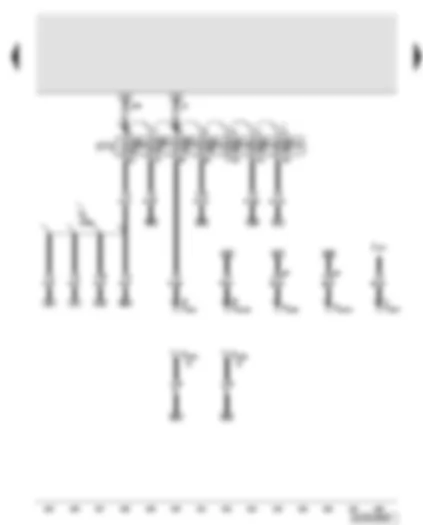 Wiring Diagram  AUDI Q7 2007 - Diagnostic connector - fuses