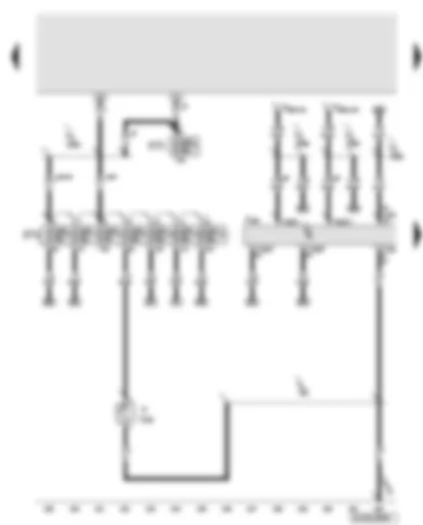 Wiring Diagram  AUDI Q7 2007 - Convenience system central control unit - 12 V socket 5 - fuses