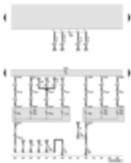 Wiring Diagram  AUDI Q7 2007 - Convenience system central control unit - left tail light