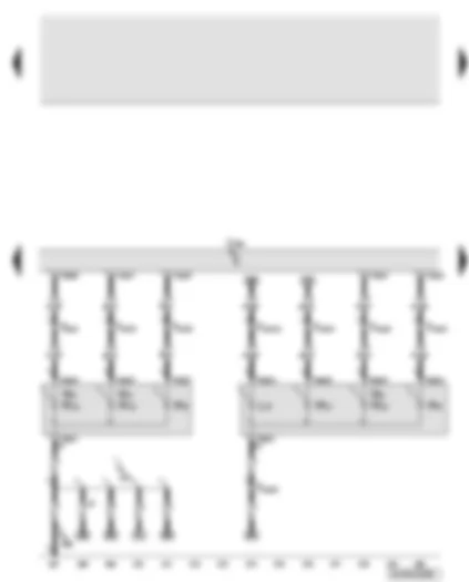 Wiring Diagram  AUDI Q7 2008 - Convenience system central control unit - right tail light