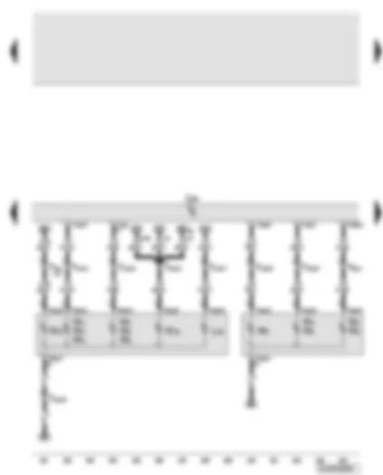 Wiring Diagram  AUDI Q7 2007 - Convenience system central control unit - left tail lights USA