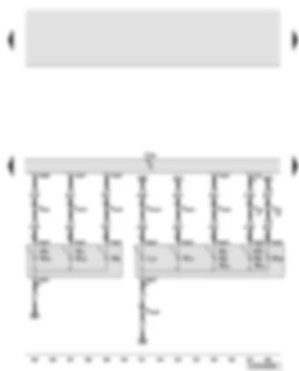 Wiring Diagram  AUDI Q7 2007 - Convenience system central control unit - right tail light USA