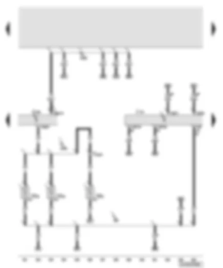 Wiring Diagram  AUDI Q7 2008 - Convenience system central control unit - convenience system central control unit 2 - luggage compartment light - rear lid light