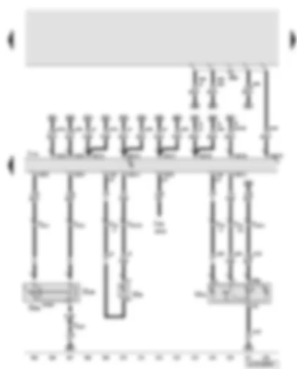 Wiring Diagram  AUDI Q7 2007 - Convenience system central control unit 2 - rear interior light - rear lid closed sender 1