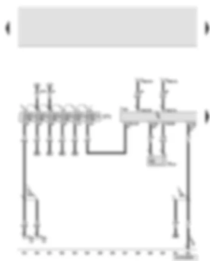 Wiring Diagram  AUDI Q7 2008 - Onboard supply control unit 2 - servotronic solenoid valve - fuses