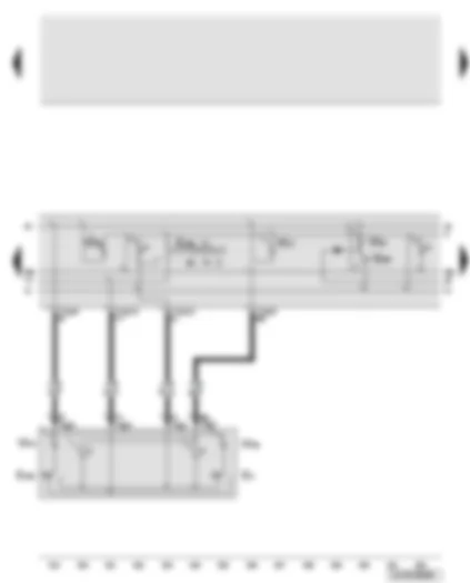 Wiring Diagram  AUDI Q7 2007 - Interior light rear switch - front interior light button - driver side reading light button - driver side reading light - interior light