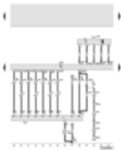 Wiring Diagram  AUDI Q7 2010 - Trailer detector control unit - trailer socket - hinged tow attachment ball head motor