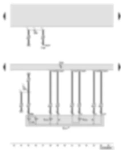 Wiring Diagram  AUDI Q7 2012 - Trailer detector control unit - electric hinged tow coupling attachment button - tow ball coupling warning lamp - switch illumination bulb