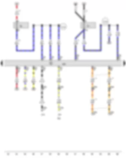 Wiring Diagram  AUDI Q7 2008 - Engine control unit