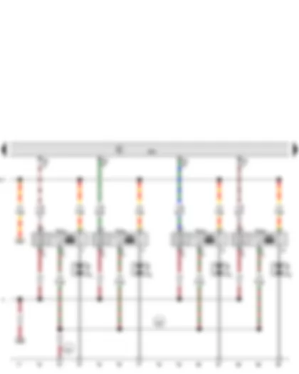 Wiring Diagram  AUDI Q7 2008 - Engine control unit