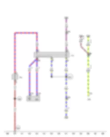 Wiring Diagram  AUDI Q7 2008 - Continued coolant circulation relay - Coolant circulation pump