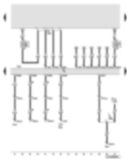 Wiring Diagram  AUDI Q7 2010 - Engine control unit