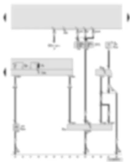 Wiring Diagram  AUDI Q7 2007 - Auxiliary heater control unit - heater coolant shut-off valve - remote control receiver for auxiliary heating