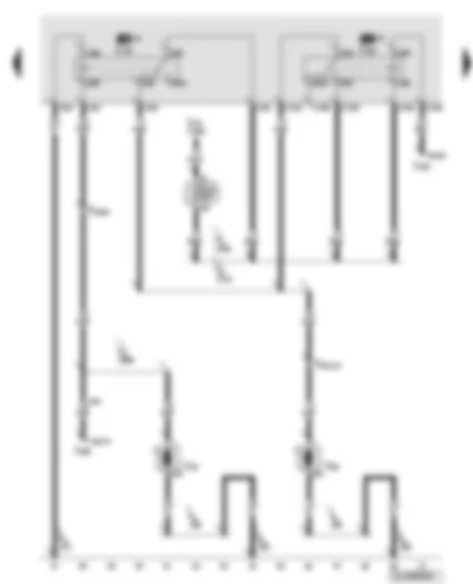 Wiring Diagram  AUDI Q7 2007 - Auxiliary heater 3.6 l engine BHK - continued coolant circulation relay - circulation pump relay