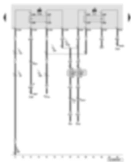 Wiring Diagram  AUDI Q7 2008 - Auxiliary heater 4.2 l diesel engine BTR