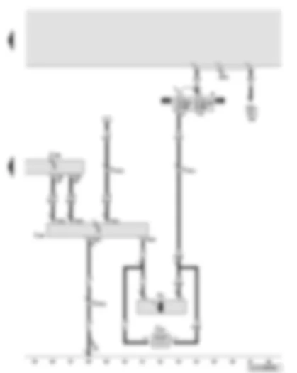 Wiring Diagram  AUDI Q7 2008 - Climatronic control unit - fresh air blower control unit - fresh air blower - fresh air blower fuse 1