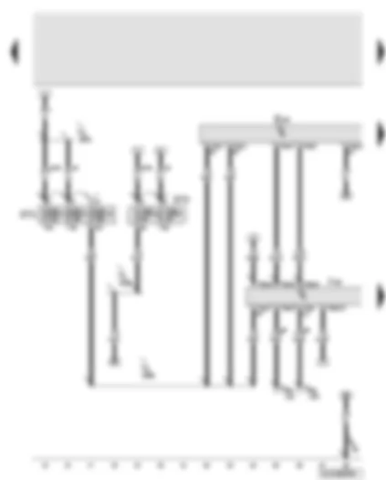 Wiring Diagram  AUDI Q7 2007 - Entry and start authorisation control unit - entry and start authorisation switch - fuses