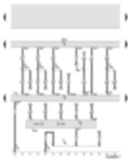 Wiring Diagram  AUDI Q7 2007 - Entry and start authorisation control unit - entry and start authorisation button - entry and start authorisation switch