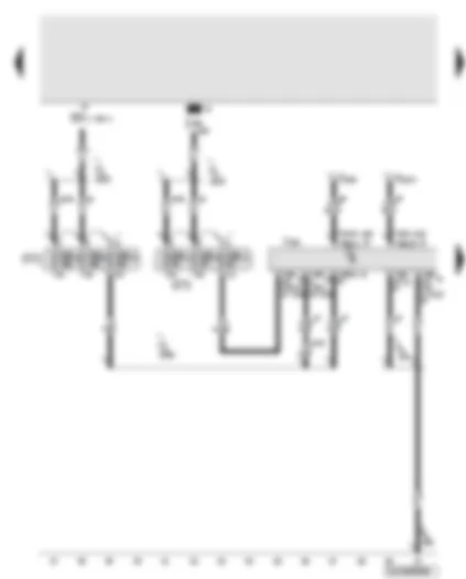 Wiring Diagram  AUDI Q7 2011 - Data bus diagnostic interface - fuses