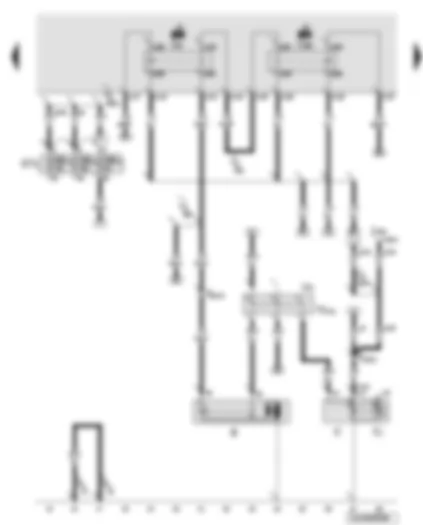 Wiring Diagram  AUDI Q7 2008 - Starter - alternator - starter motor relay - starter motor relay 2 - slave start socket