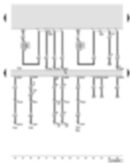Wiring Diagram  AUDI Q7 2007 - Engine control unit - fuses