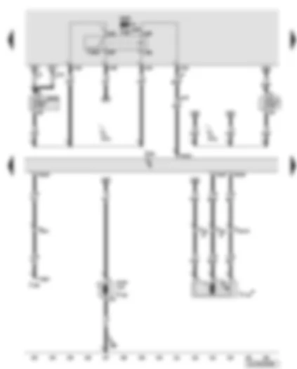 Wiring Diagram  AUDI Q7 2007 - Engine control unit - brake servo relay - fuel system diagnostic pump
