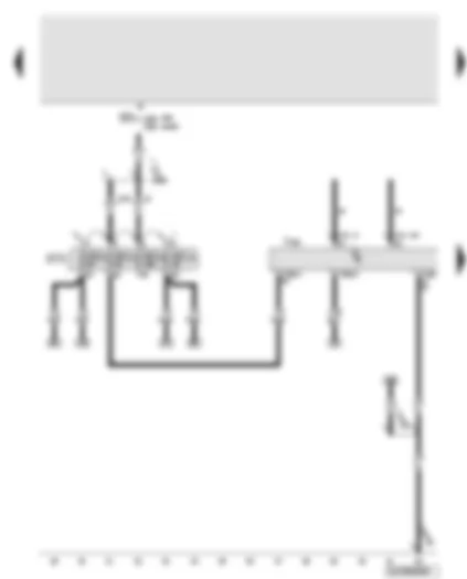 Wiring Diagram  AUDI Q7 2008 - Front information display and operating unit control unit - fuses