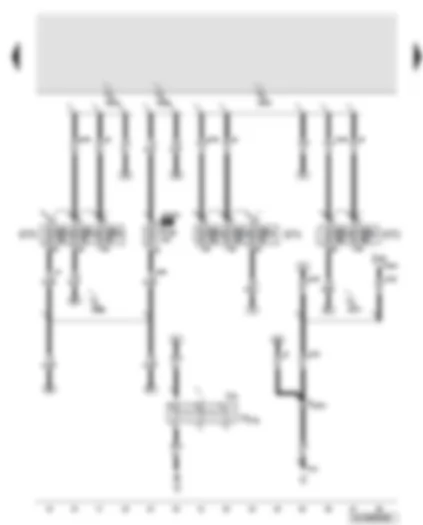 Wiring Diagram  AUDI Q7 2007 - Slave start socket - fuses