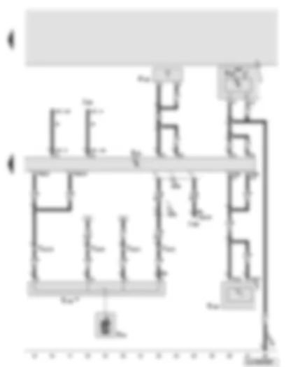 Wiring Diagram  AUDI Q7 2012 - Telephone transmitter and receiver unit - telephone bracket - aerial for Bluetooth - microphone unit in front roof module - radio - telephone and navigation system aerial