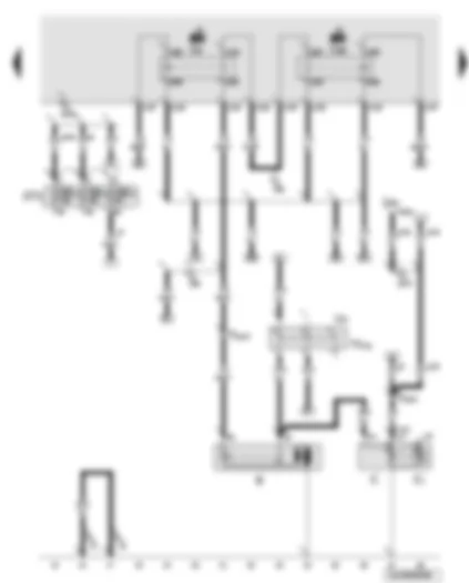 Wiring Diagram  AUDI Q7 2008 - Starter - alternator - starter motor relay - starter motor relay 2 - slave start socket
