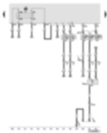 Wiring Diagram  AUDI Q7 2008 - Fuel pump relay - oil level and oil temperature sender