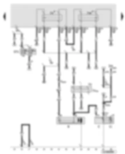 Wiring Diagram  AUDI Q7 2010 - Starter - alternator - starter motor relay - starter motor relay 2 - slave start socket