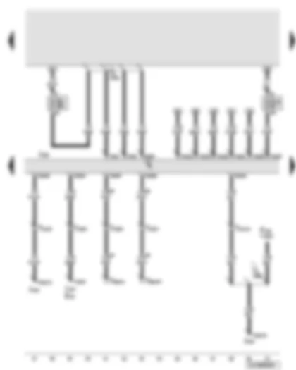 Wiring Diagram  AUDI Q7 2010 - Engine control unit