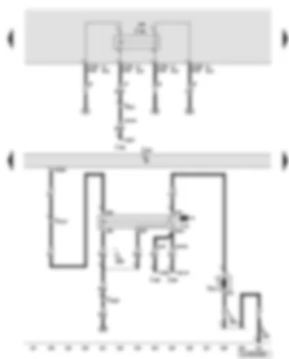 Wiring Diagram  AUDI Q7 2011 - Engine control unit - continued coolant circulation relay - coolant circulation pump - fuel pump relay for auxiliary heater