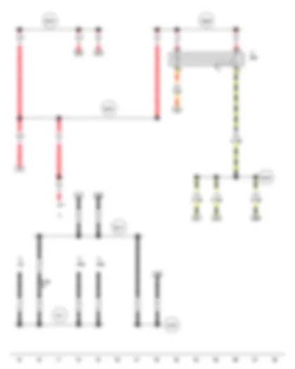 Wiring Diagram  AUDI Q7 2012 - Terminal 75x voltage supply relay