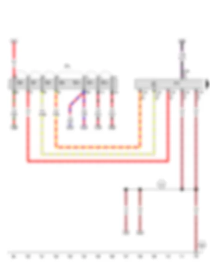 Wiring Diagram  AUDI Q7 2012 - Onboard supply control unit - Fuse carrier 2