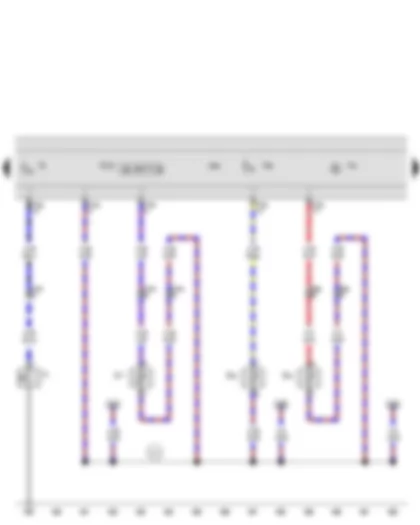 Wiring Diagram  AUDI Q7 2011 - Oil pressure switch - Ambient temperature sensor - Control unit in dash panel insert