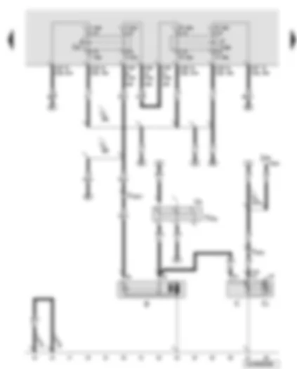 Wiring Diagram  AUDI Q7 2010 - Starter - alternator - starter motor relay - starter motor relay 2 - slave start socket
