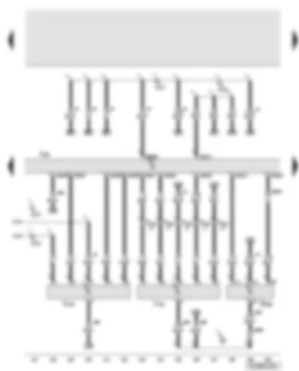 Wiring Diagram  AUDI Q7 2010 - Engine control unit - intake manifold flap 2 motor - turbocharger 1 control unit - pressure differential sender