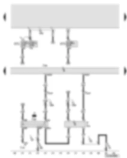 Wiring Diagram  AUDI Q7 2010 - Engine control unit - brake light switch - brake light suppression relay