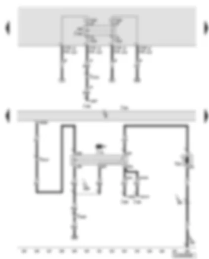Wiring Diagram  AUDI Q7 2010 - Engine control unit - continued coolant circulation relay - fuel pump relay for auxiliary heater