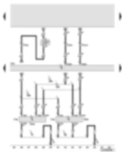 Wiring Diagram  AUDI Q7 2010 - Engine control unit - NOx sender control unit - NOx sender 2 control unit