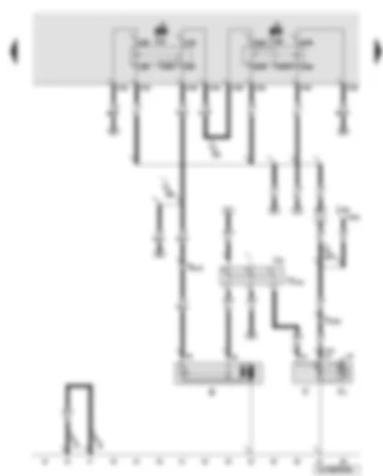 Wiring Diagram  AUDI Q7 2010 - Starter - alternator - starter motor relay - starter motor relay 2 - slave start socket