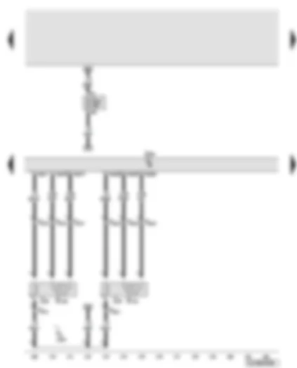 Wiring Diagram  AUDI Q7 2010 - Engine control unit - lambda probe after catalytic converter - lambda probe 1 heater after catalytic converter